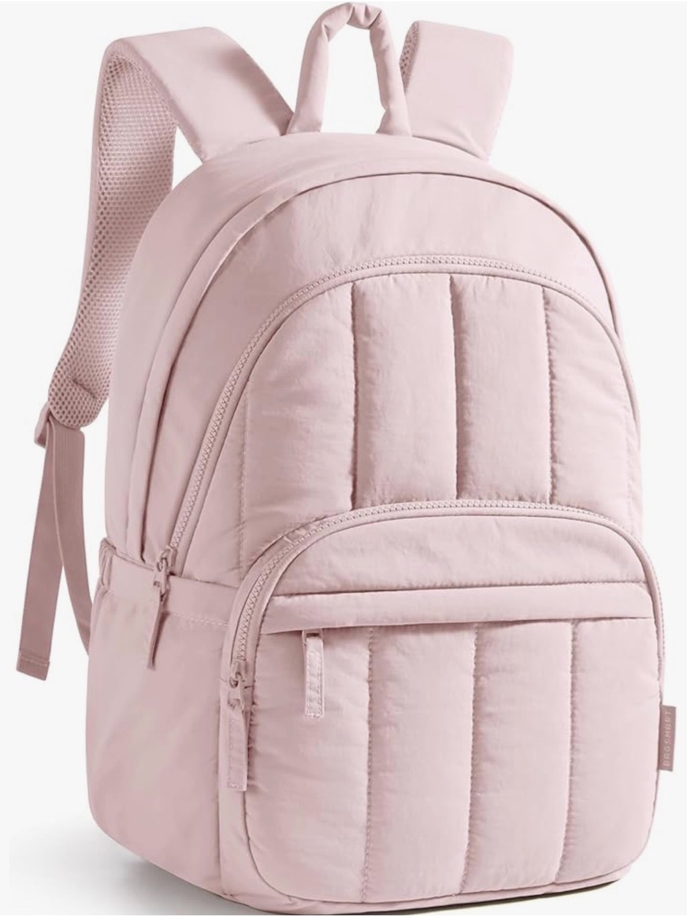 NWT~BAGSMART Quilted Everyday Backpack - Blush Pink